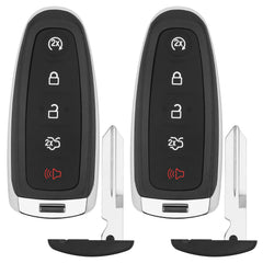 Vurkcy key fob front view with easy-to-press buttons.