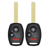 Vurkcy key fob replacement for Honda Accord front view showing durable, OEM-like build
