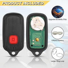 Vurkcy key fob battery pre-installed for immediate use