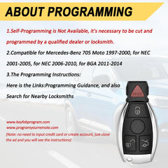Vurkcy Mercedes remote battery installed for quick replacement