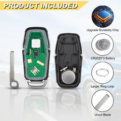 Vurkcy packaged key fob with battery included for easy setup.