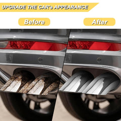 Vurkcy sleek angle-cut tailpipe reduces water buildup and rust.