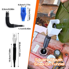 vvag oil funnels suitable for engine, gear, motorcycle oil and more.