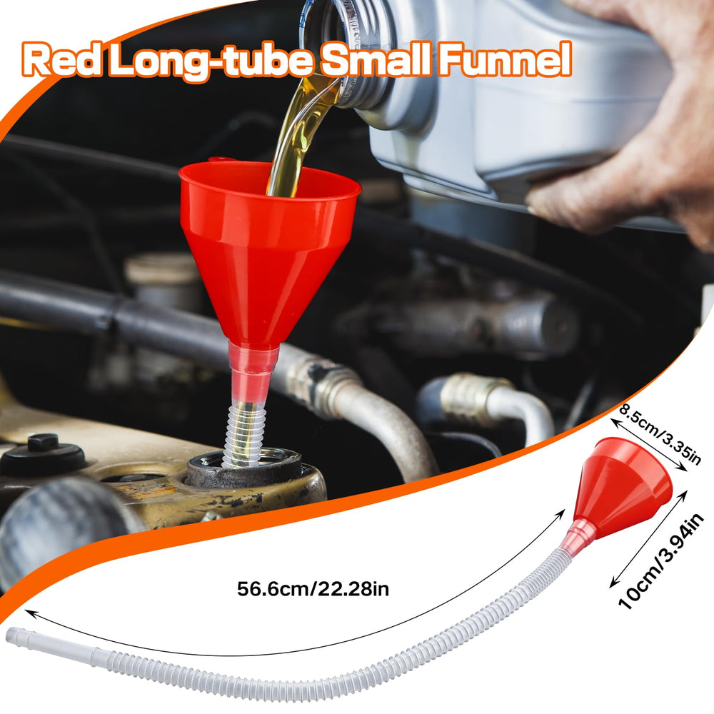 vvag extension hose and clamps enable siphoning with reduced spills.