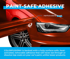 VViViD ColorFusion PPF vibrant color resists fading on everyday drives.