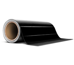 VViViD black gloss air-release vinyl tape roll for high-gloss automotive finishes.