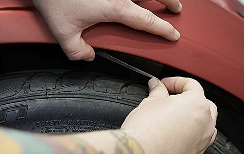 VViViD clear-edge tape on car demonstrates residue-free removal and minimal visual impact.