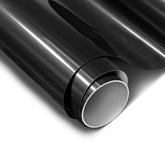 VViViD ColorFusion ash-grey PPF roll with gloss finish on a car
