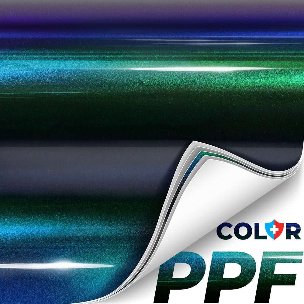 vvivid ColorFusion blue chameleon protection test illustrates durability and paint safety