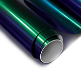 VViViD ColorFusion blue chameleon wrap on a 10ft x 5ft sheet for bold color protection