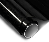 VViViD ColorFusion gloss metallic black PPF roll shows durable vehicle protection and shine