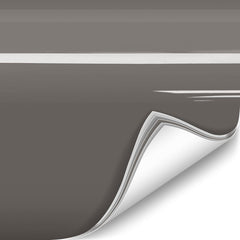 VViViD ColorFusion gloss nardo grey hood wrap showing vibrant color