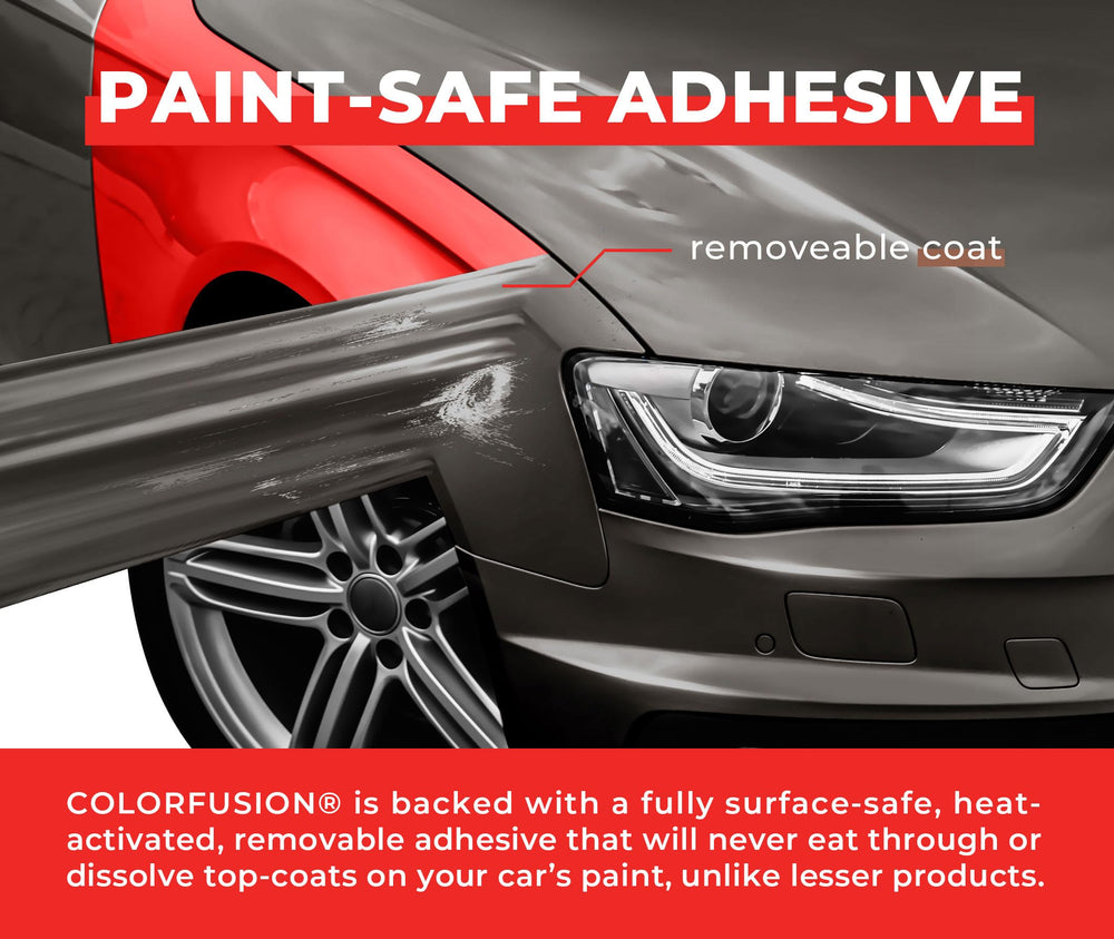 VViViD ColorFusion gloss nardo grey rear quarter wrap for a seamless finish
