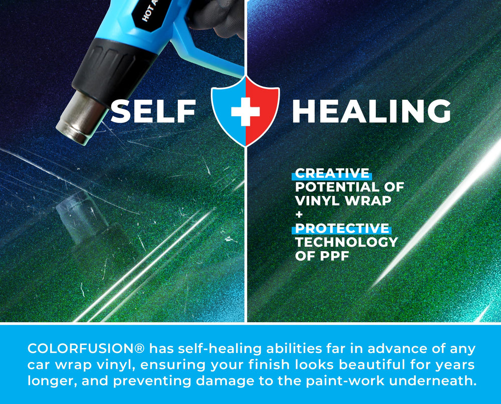 VViViD ColorFusion paint-safe adhesive preserves top coats during removal