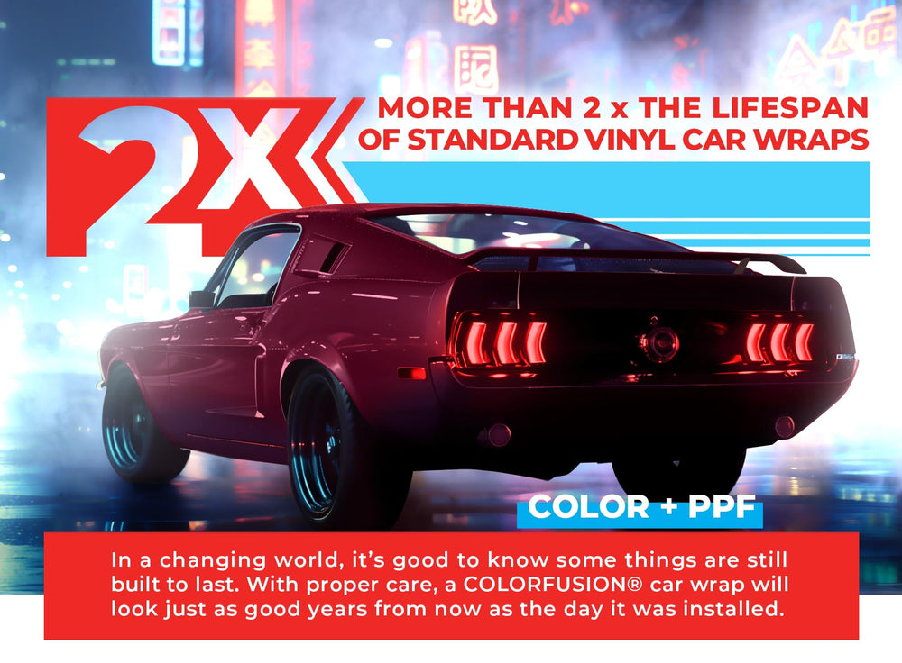 VViViD ColorFusion PPF on the roof delivers bold color with long-lasting protection.