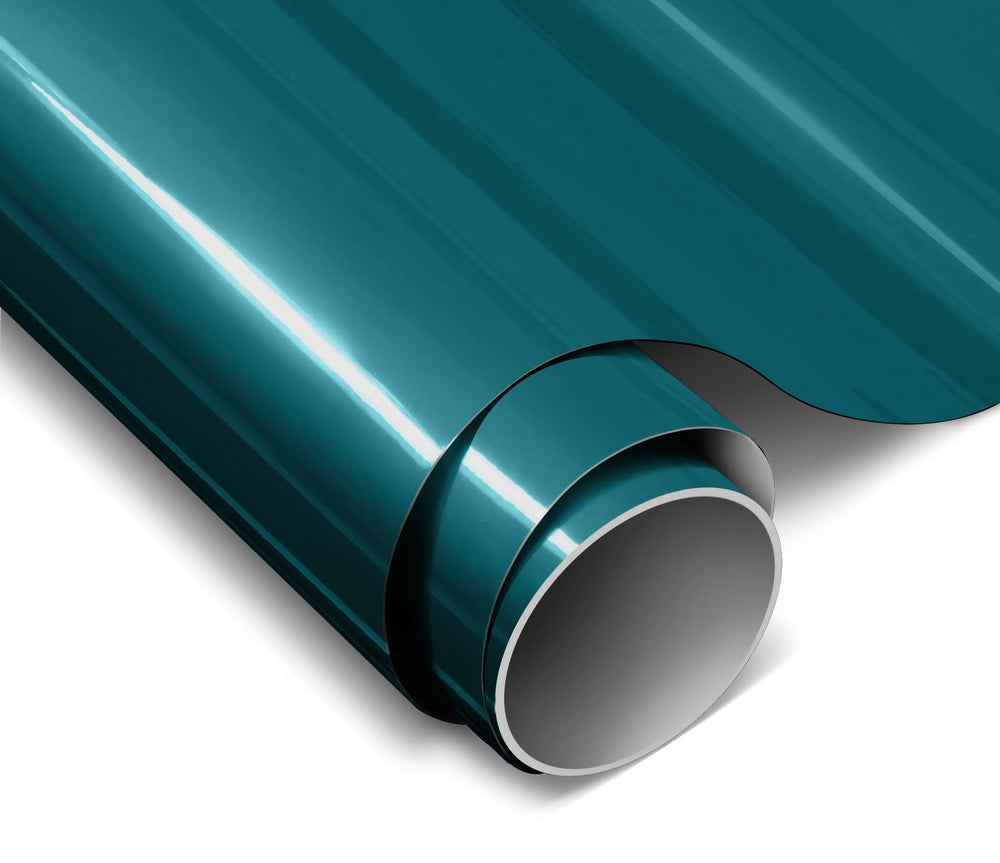 VViViD ColorFusion PPF gloss petrol blue dry-apply wrap protects your paint and adds color