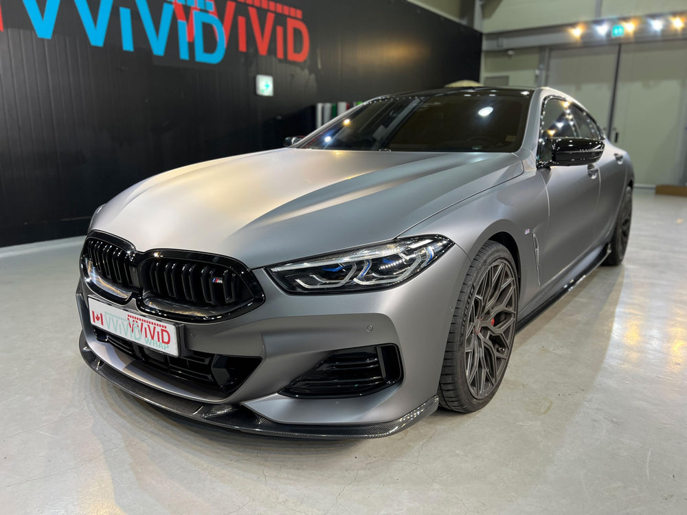 VViViD ColorFusion PPF gunmetal satin stealth roll demonstrates self-healing capability