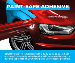 VViViD ColorFusion PPF installation steps guide for precise alignment.