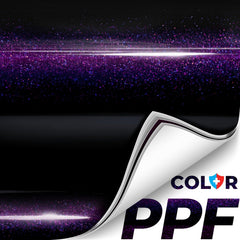 VViViD ColorFusion PPF packaging and backing for easy handling.
