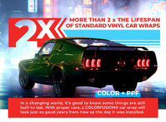 VViViD ColorFusion PPF self-healing surface preserves finish against scratches.