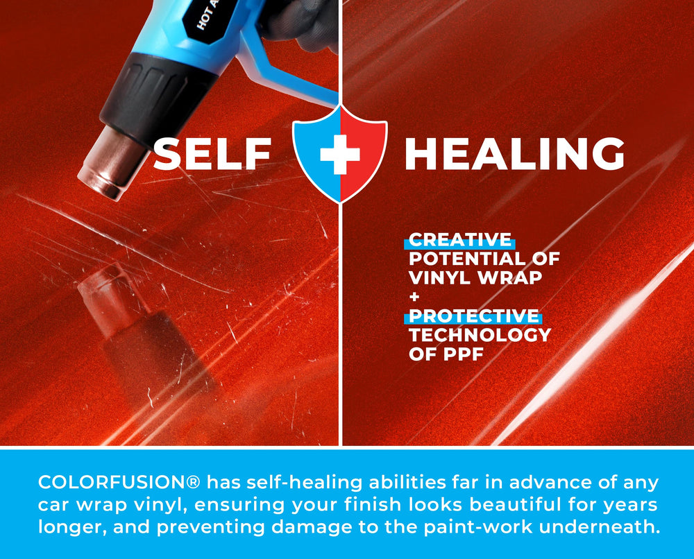 VViViD ColorFusion PPF vibrant color depth stays rich and long lasting.