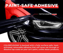 VViViD ColorFusion gloss finish with paint-safe adhesion