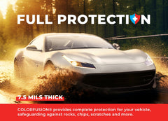 Wet application setup demonstrating reduced stretch on large flat surfaces.
