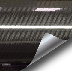 VVIVID epoxy wrap roll shows realistic carbon texture and easy install