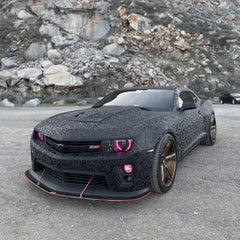 VViViD carbon patternless wrap close-up texture highlights premium, patternless finish.