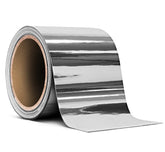 VViViD gloss silver chrome vinyl with air-release for bubble-free automotive detailing.