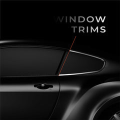 VViViD architectural detailing using silver chrome vinyl for stylish accents.