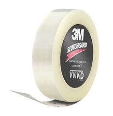 VViViD hood-edge-tape application close-up showing protective seal on the hood edge.