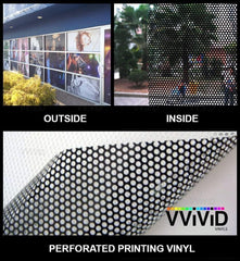 VViViD perforated window wrap design enabling airflow without blocking view