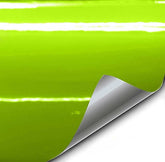 VViViD+ gloss Viper Lime Green vinyl roll for bold vehicle wraps.
