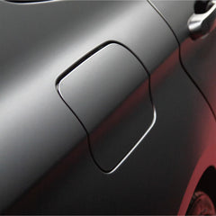 VVIVID+ matte metallic black wrap resisting water and chemicals