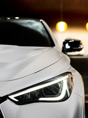 VViViD+ Matte Suzuka Ice Grey wrap on hood enhancing style and protection