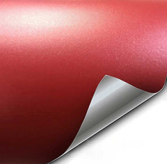 VViViD+ Premium Vinyl Lava Red Matte wrap showing bold color and durable finish.