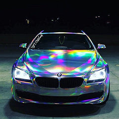 VVivid rainbow finish catches light from multiple angles for dynamic, eye-catching results