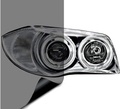 VViViD Smoke Black Gloss tail light wrap adds sleek style.