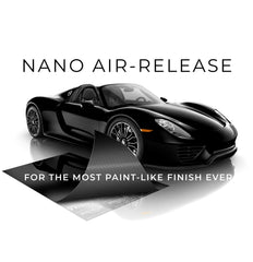 Application demo of VViViD Ultra Gloss piano black wrap