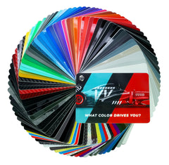 VViViD vinyl wrap color deck presentation box true color range for planning