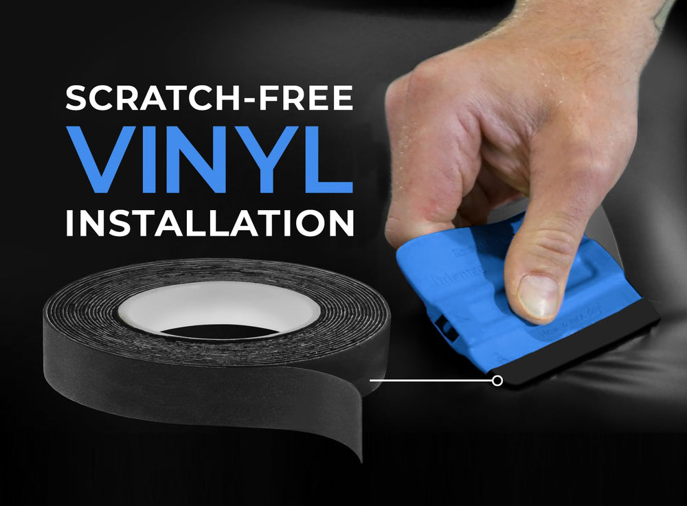 vvivid window tint installation with felt edge to prevent scratches
