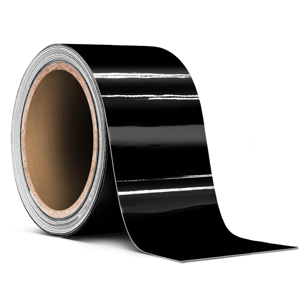 VViViD Ultra-Gloss Piano Black Air-Release Tape for bubble-free automotive detailing and a mirror-like finish.