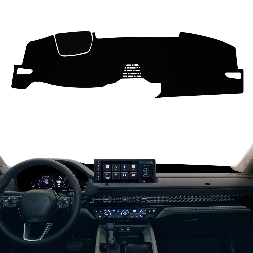 Vvwmluui dashboard cover on Honda Accord front view with precise fit reduces glare