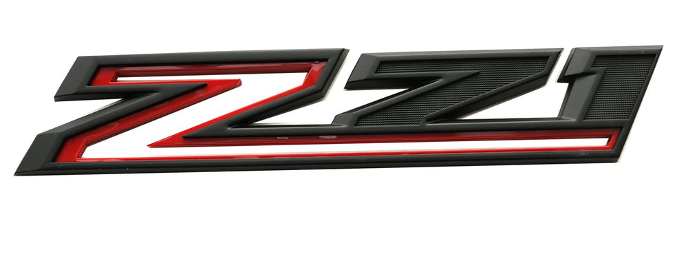 Z71 emblem with adhesive back for easy installation on Silverado.