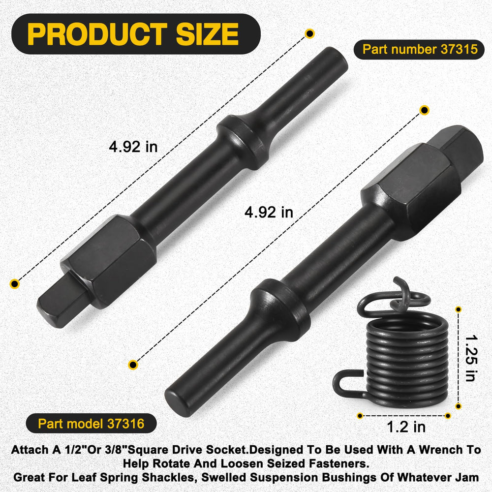 VYH Shake 'n Break set with 3/8in and 1/2in bolt breakers.