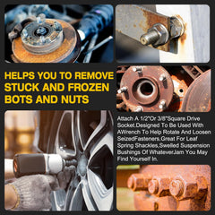 VYH tool suitable for GM caliper work with impact sockets.