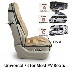 Vyonix front-seat cover featuring beaded design delivers gentle massage-like support