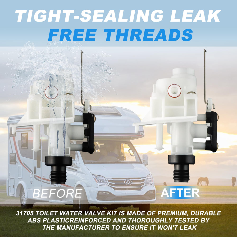 Vypart freeze-resistant valve maintains performance in cold RV conditions.
