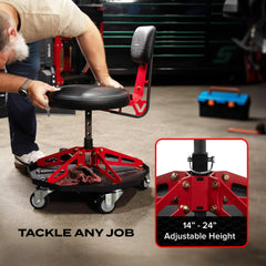 Vyper shop chair ideal for automotive DIY sessions